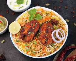 Fish Biryani (Kadmat Style)